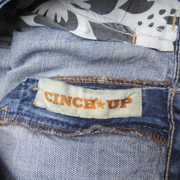 Cinch Green Label Jeans Mens 35x35 Blue Denim Bootcut Medium Wash Classic Fit - Picture 4 of 16